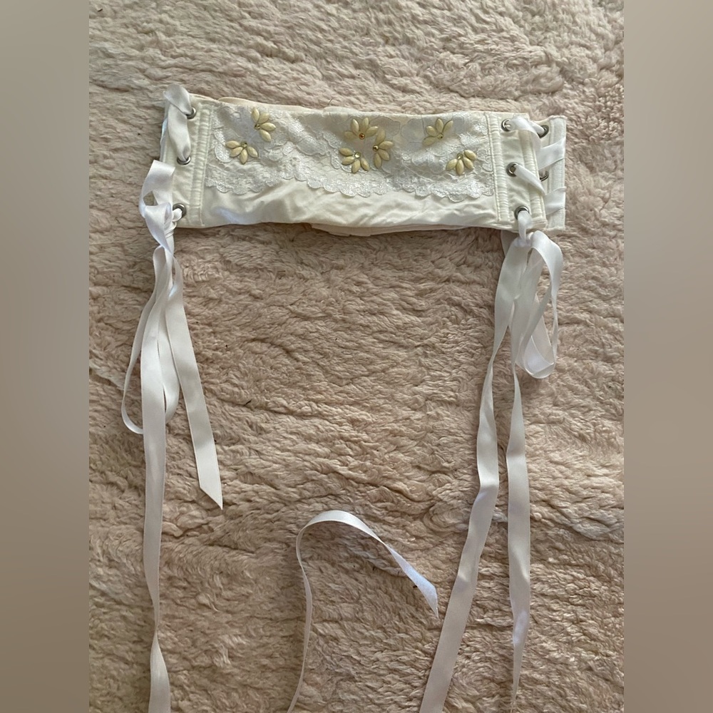 Victoria’s Secret garter belt.